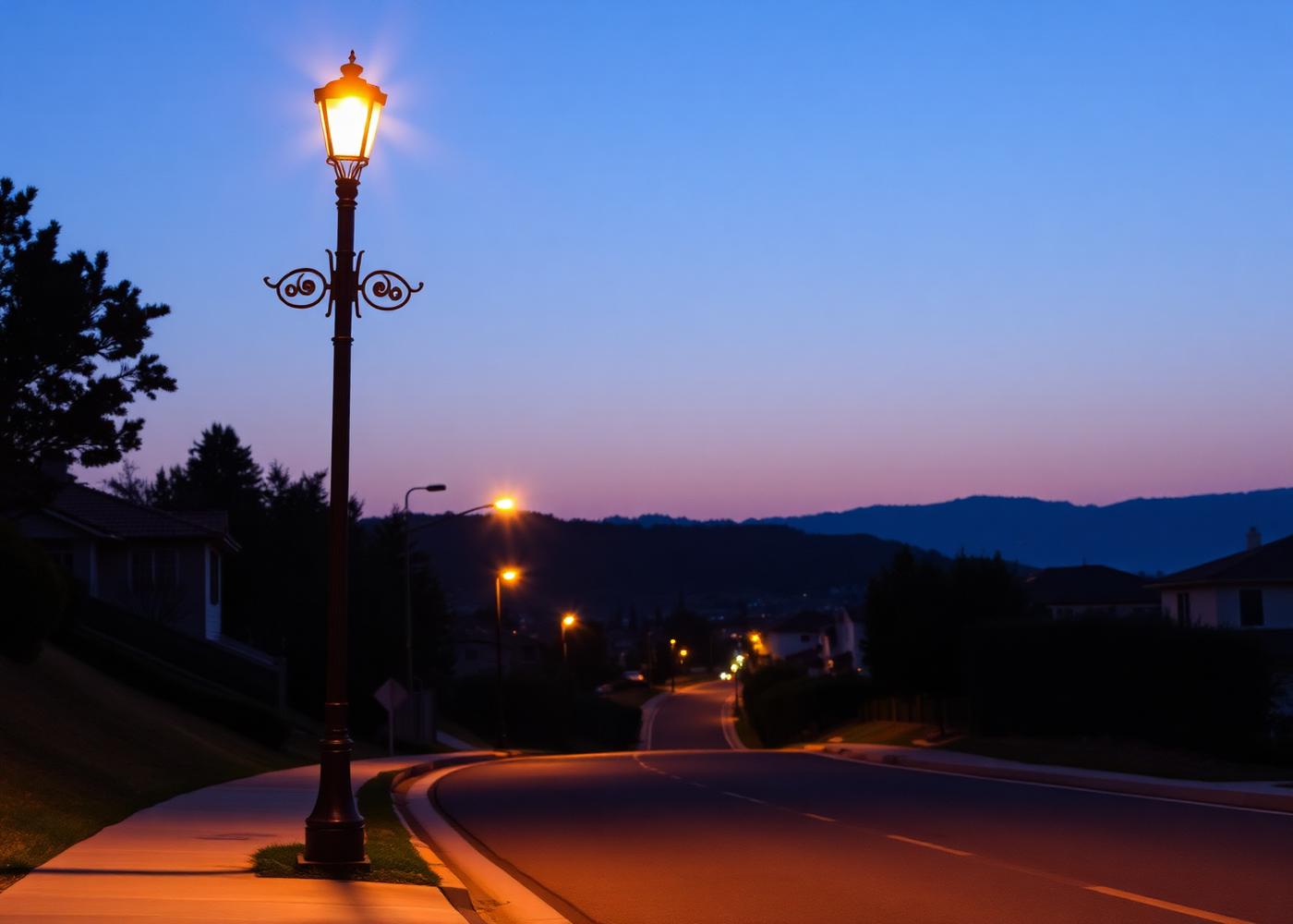 Decorative street light proposed for Summer Breeze Lane